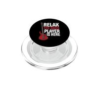 Relax The Bass Player is Here Musique PopSockets PopGrip pour MagSafe