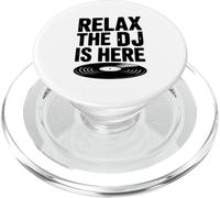 Relax The DJ is Here Musique de fête PopSockets PopGrip pour MagSafe