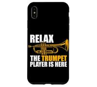 Relax The Trumpet Player is Here Trompette Players Trompette Coque pour iPhone XS Max