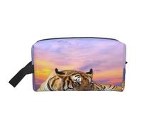 Relax Tiger, Trousse de Maquillage de Voyage Grande capacité pour Femme