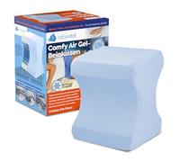 Relax Vital Comfy Air Coussin de jambes en gel - Design ergonomique - Technologie de gel de refroidissement - Mousse à mémoire de forme - Housse de coussin lavable - 24,5 x 20 x 15 cm