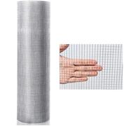 RELAX4LIFE 1,2x15,2m Grillage Métallique de Filtration en Fer Inox Galvanisé à Chaud, Treillis Maille Fine pour Jardin/Usine/Ferme
