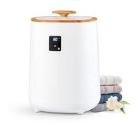 RELAX4LIFE Chauffe-Serviettes Esthetique 18L avec Température Réglable, Affichage LED, Minuterie, Support de Disque Parfumé, Arrêt Automatique,Verrouillage de Sécurité pour Salle de Bain Spa
