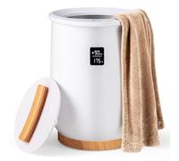 RELAX4LIFE Chauffe-Serviettes Esthetique 20L avec Température Réglable, Affichage LED, Minuterie, Parfum Personnalisé, Arrêt Automatique,Verrouillage de sécurité pour Salle de Bain Spa