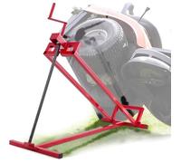 RELAX4LIFE Cric Lève Tondeuse Quad Tracteur Jusqu'à 400KG, Hauteur de Levage 11,5 à 77CM, Gain de Place, Matériau en Acier