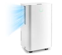 RELAX4LIFE Déshumidificateur d’Air Électrique 12 L/Jour Réservoir d'eau 2 L, Déshumidificateur Chambre Silencieux Portable avec Minuterie 3 Modes 2 Vitesse (12L - 24㎡)