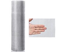RELAX4LIFE Grille Métallique Fine 1,2 x 15,2 m Maille de Fer Inoxydable Galvanisé à Chaud, Treillis de Filtration en Feuilles Filtre d'écran Inoxydable pour Jardin Usine Ferme