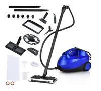 RELAX4LIFE Nettoyeur Balai Vapeur Électrique 2000W | Haute Pression 4 Bar | Réservoir 1,5L | Élimine 99% | Cordon de 3,7 m | Bleu