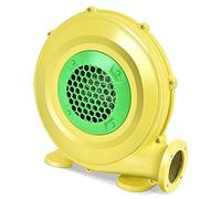 RELAX4LIFE Pompe Électrique Gonflable avec Moteur en Cuivre 350W/450W/680W, Souffleur d'air avec Ventilateur pour Château Gonflable, Maison Gonflable de Rebond de l'eau, Cavalier, Jaune (450W)