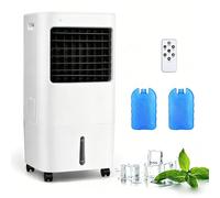 RELAX4LIFE Rafraîchisseur d'Air Mobile 20L | 4 en 1 Refroidisseur/Ventilateur/Humidificateur/Purificateur | 3 Modes & 4 Vitesses | Oscillation | Mini Clim Mobile sans Évacuation | Double Contrôle