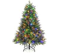 RELAX4LIFE Sapin de Noël 180 cm avec 350 Lumières, Arbre de Noël avec 11 Modes d'éclairage pour Décoration de Fête