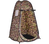 RELAX4LIFE Tente de Douche Instantanée Toilettes Vestiaire pour Camping Pêche Chasse Plage Dimension 120x120x190CM, Cabine de Douche Camping Pop Up(Camouflage)