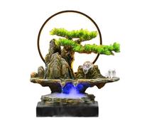 Relaxante Fontaine de Bureau en Forme ruisseau Montagne Artificiel, décoration Paysage for la Maison et Le