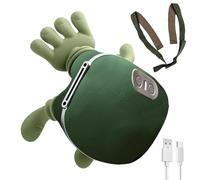 Relaxateur de cou portable - Maille ABS Cuir PU 14,5x11x6,5cm | Masseur d'épaule rechargeable avec 3 vitesses, 2 modes de chauffage, batterie 2000 mAh vibrateur musculaire des tissus profonds | Spa d