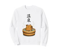 Relaxation dans Les Sources Chaudes japonaises de Capybara Onsen Sweatshirt