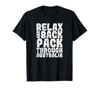 Relaxation et Sac à Dos à Travers Sydney Australie T-Shirt