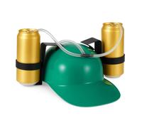 Relaxdays 10 casques à bière pour fêtes, vert