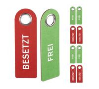 relaxdays Plaque de porte Occupé Libre Set de 10 pièces