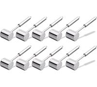 relaxdays 10 x attendrisseur de viande en acier inoxydable