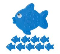 relaxdays 10 x autocollants antidérapants baignoire poisson