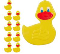 relaxdays 10 x autocollants pour baignoire Canard