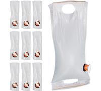 relaxdays 10 x bidons pliables 10 litres