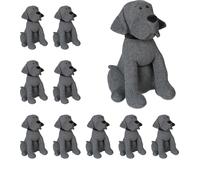 relaxdays 10 x Butoir de porte en tissu chien