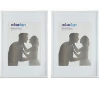 relaxdays 10 x cadre photo A4 blanc