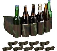 relaxdays 10 x ceintures à bière pour 6 canettes & bouteilles
