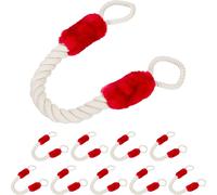 relaxdays 10 x cordons de porte anti-pincements rouges