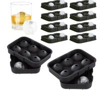 relaxdays 10 x Moule à glace en silicone
