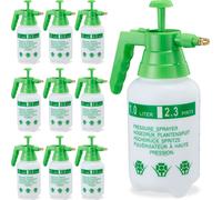 relaxdays 10 x pulvérisateurs à pompe 1 litre