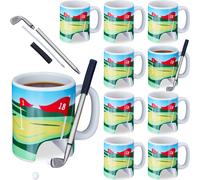 relaxdays 10 x tasse de golf avec club