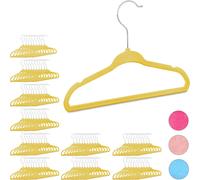 relaxdays 100 x cintres enfants jaune