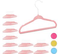 relaxdays 100 x cintres enfants roses