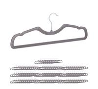 relaxdays 100 x cintres floqués gris