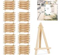 relaxdays 100 x petit chevalet en bois