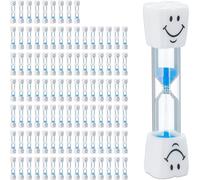 relaxdays 100 x sablier Brosse à dents enfants