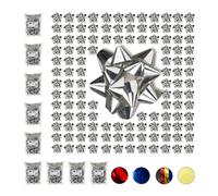 relaxdays 1000 x petits nœuds cadeaux argentés