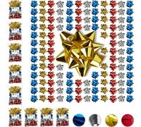 relaxdays 1000 x petits nœuds cadeaux multicolores