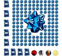 relaxdays 1000 x petits rubans cadeaux bleus