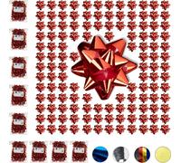 relaxdays 1000 x petits rubans cadeaux rouges
