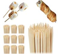 relaxdays 1000x Broches à barbecue en bambou extra longues