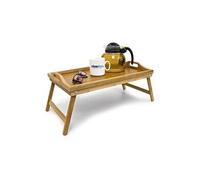 Relaxdays 10012858 plateau de lit bambou 50 x 30 cm