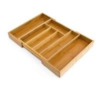 Relaxdays 10014262 range-couvert extensible bambou 29-45 cm G