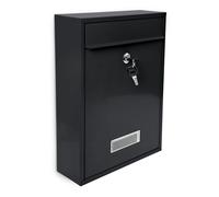 relaxdays 10017415_46 relaxdays Briefkasten Design schwarz