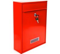 relaxdays 10017415_47 relaxdays Briefkasten Design rot