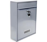 relaxdays 10017415_55 relaxdays Briefkasten Design silber