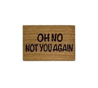 Relaxdays 10017727 paillasson fibre de coco marron 60 x 40 x 1,5 cm