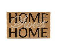 relaxdays 10020170_0 relaxdays Kokosmatte HOME SWEET HOME braun 45,0 x 75,0 cm